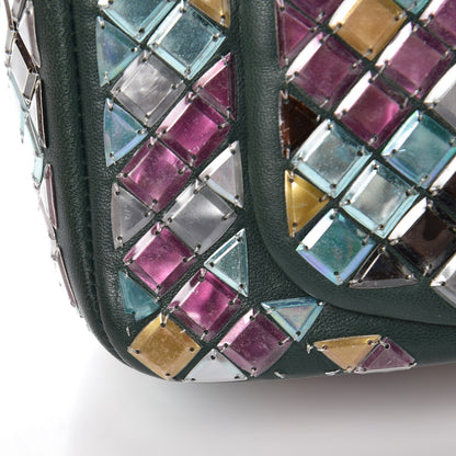 Chanel Lambskin Mosaic Small Flap Green Multicolor 16 of 16