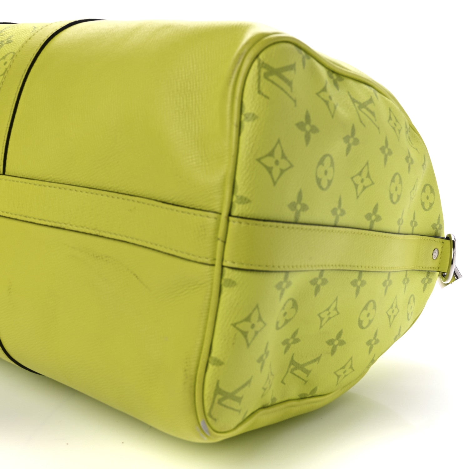 Louis Vuitton Monogram Taiga Keepall Bandouliere 50 Yellow 8 of 8