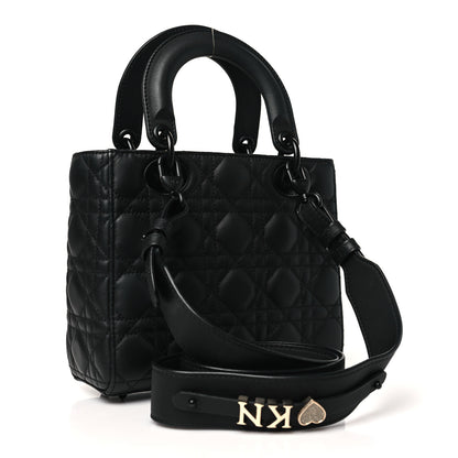 Christian Dior Ultra Matte Calfskin Cannage Small My ABCDior Lady Dior Black 3 of 9