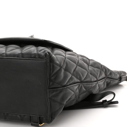 Givenchy Rubberized Canvas Quilted Duo Backpack Black 10 of 12