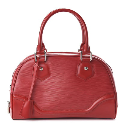 Louis Vuitton Epi Bowling Montaigne PM Rouge 1 of 9