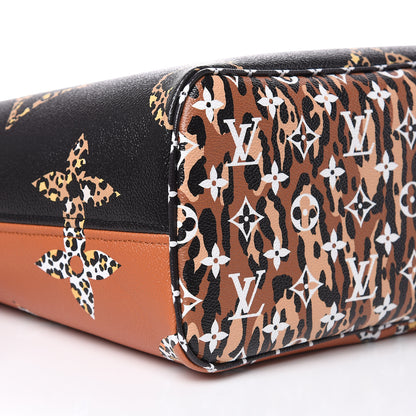 Louis Vuitton Monogram Giant Jungle Neverfull MM Black 8 of 10