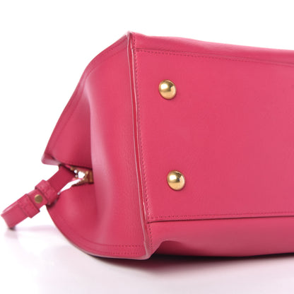 Saint Laurent Calfskin Small Classic Y Cabas Fuchsia 6 of 11