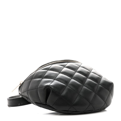 Chanel Lambskin Quilted Waist Belt Bag Black 4 of 13