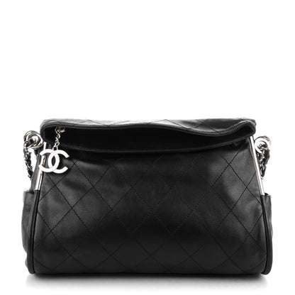 Chanel Lambskin Stitched Medium Ultimate Soft Tote Black 1 of 9