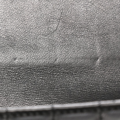 Saint Laurent Lambskin Matelasse Monogram Large Vicky Continental Wallet Black 11 of 14