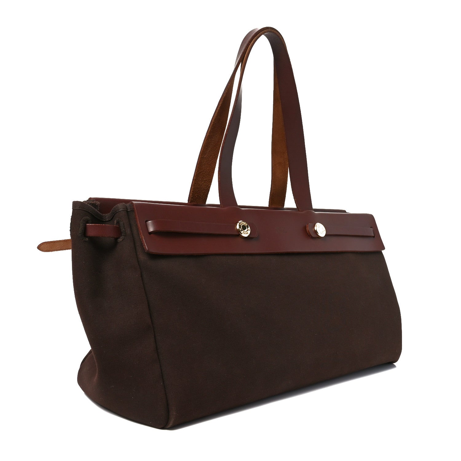 Hermes Toile Vache Hunter Herbag 2 in 1 MM Rouge Sellier Ebene 2 of 9