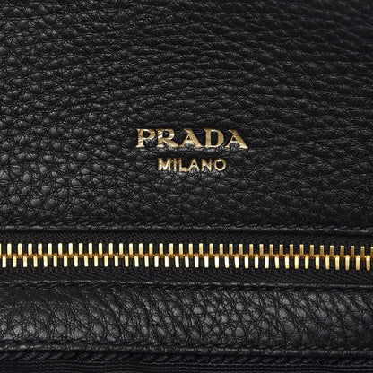 Prada Vitello Daino Shoulder Bag Nero Black 9 of 10