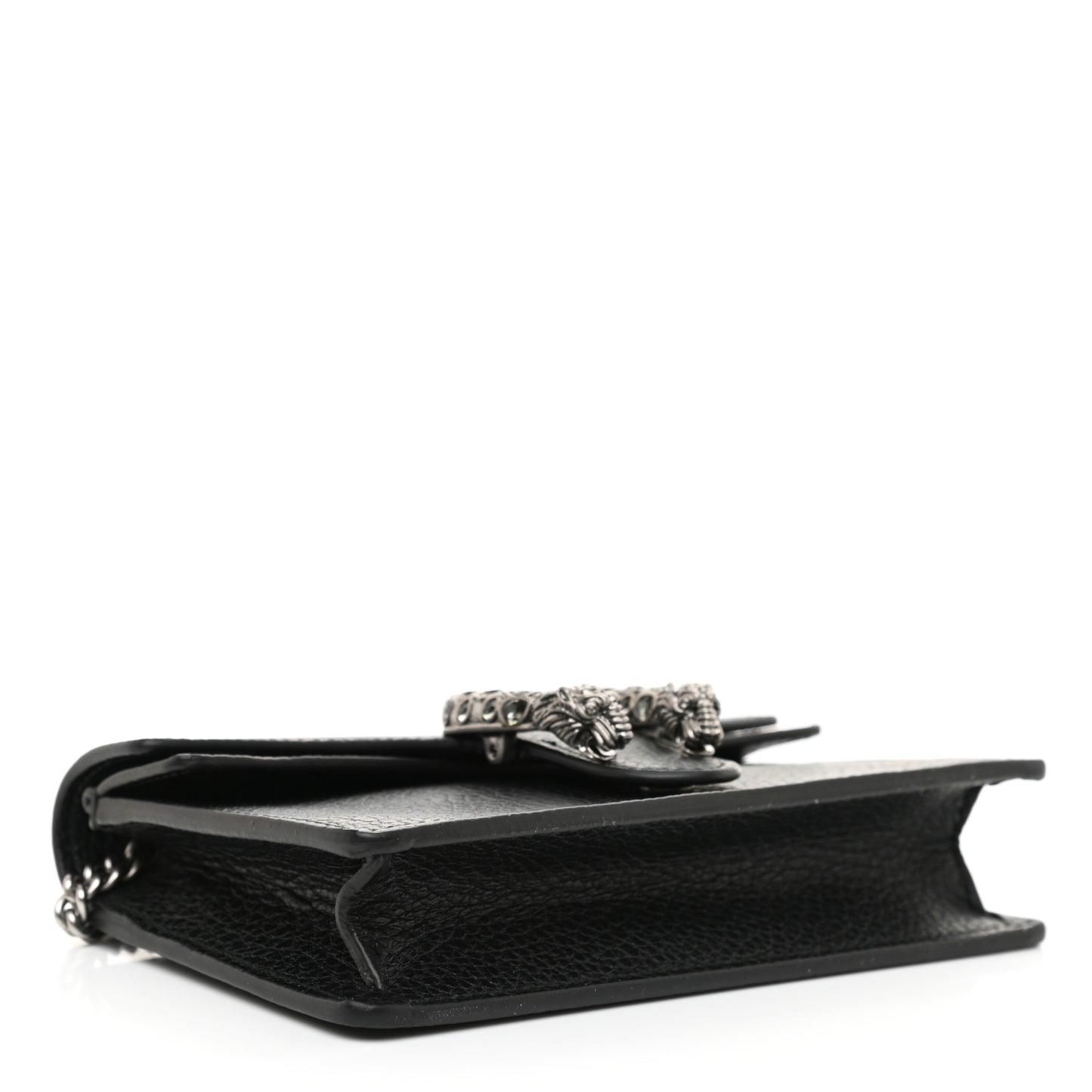 Calfskin Super Mini Dionysus Shoulder Bag Black