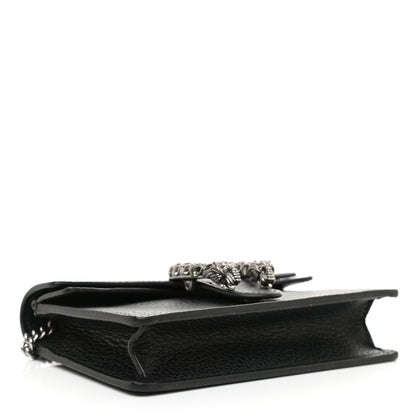 Gucci Calfskin Super Mini Dionysus Shoulder Bag Black 4 of 7