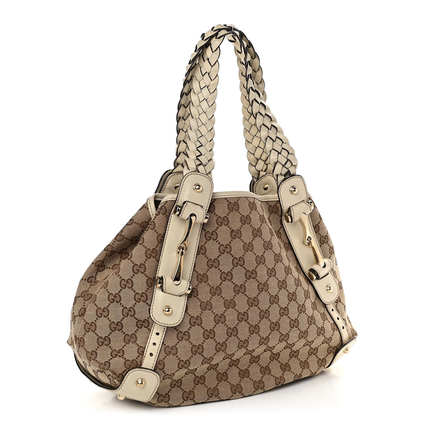 Monogram Small Pelham Shoulder Bag Off White