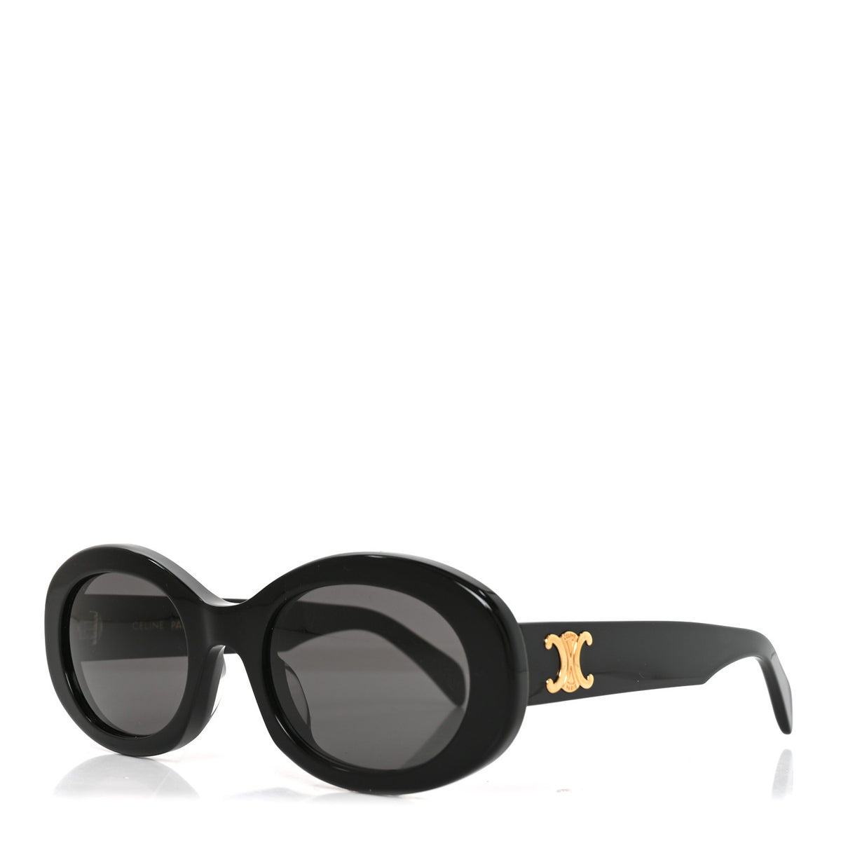 Celine Acetate Triomphe 01 Sunglasses CL 40194U Black 1 of 7