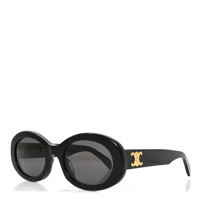 Celine Acetate Triomphe 01 Sunglasses CL 40194U Black 1 of 7
