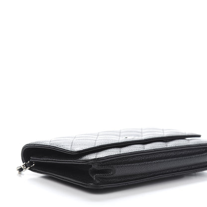 Chanel Caviar Quilted Wallet On Chain WOC Black 8 of 11