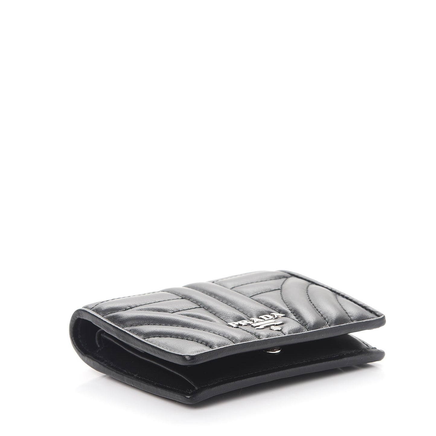 Soft Calfskin Impunture Diagramme Wallet Black