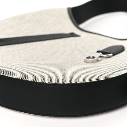 Hermes Canvas Swift Arcon Ecru Black 10 of 11