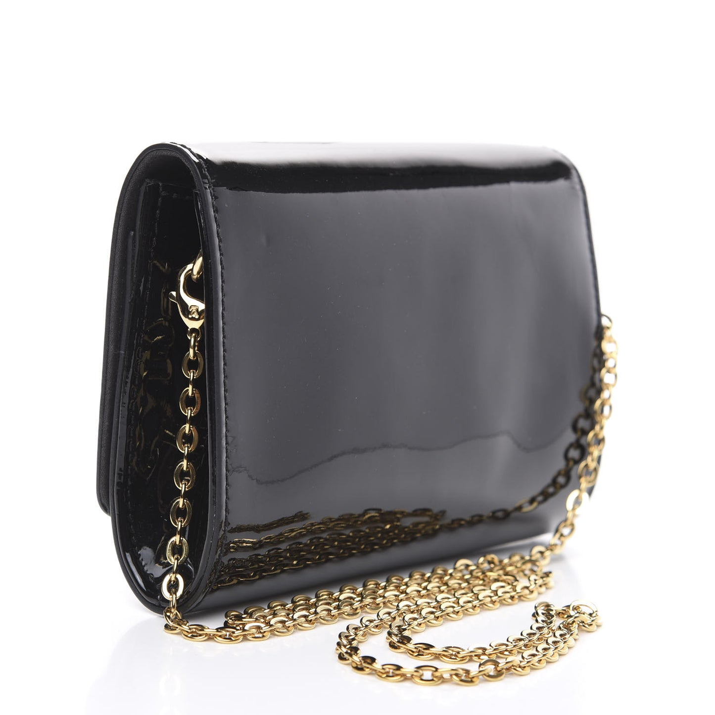 Patent Louise PM Chain Clutch Black