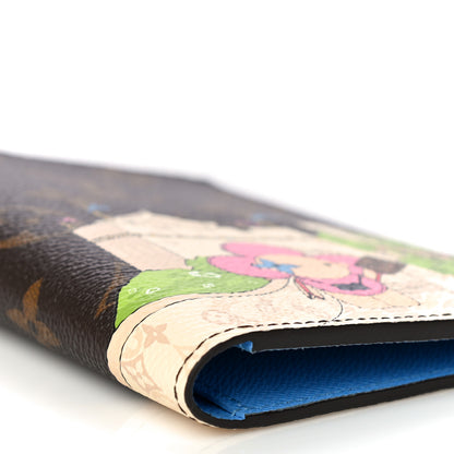 Louis Vuitton Monogram 2021 Christmas Animation China Passport Cover Myosotis Blue 8 of 12