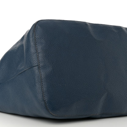 Chloe Calfskin Large New Marcie Tote Royal Navy 9 of 17