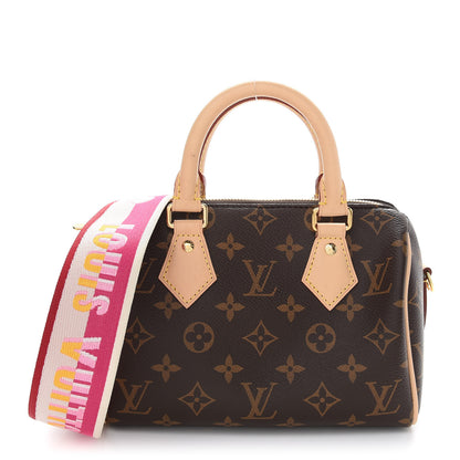 Louis Vuitton Monogram Speedy Bandouliere 20 Fuchsia 1 of 7