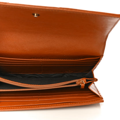 Gucci Calfskin Matelasse GG Marmont Continental Wallet Cognac 5 of 11