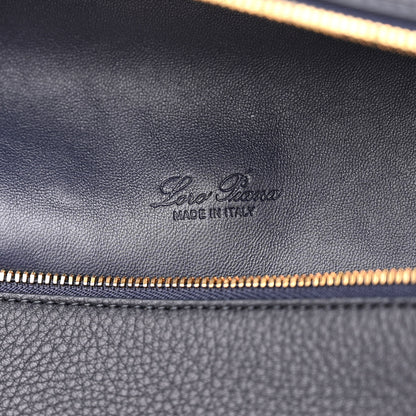 Loro Piana Grained Calfskin L23.5 Extra Pocket Backpack Navy Blue 6 of 10