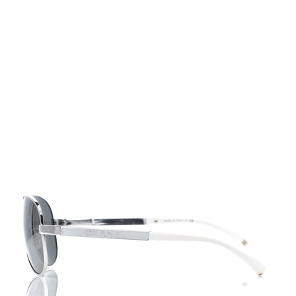 Chanel Aviator Sunglasses 4179 White 3 of 9