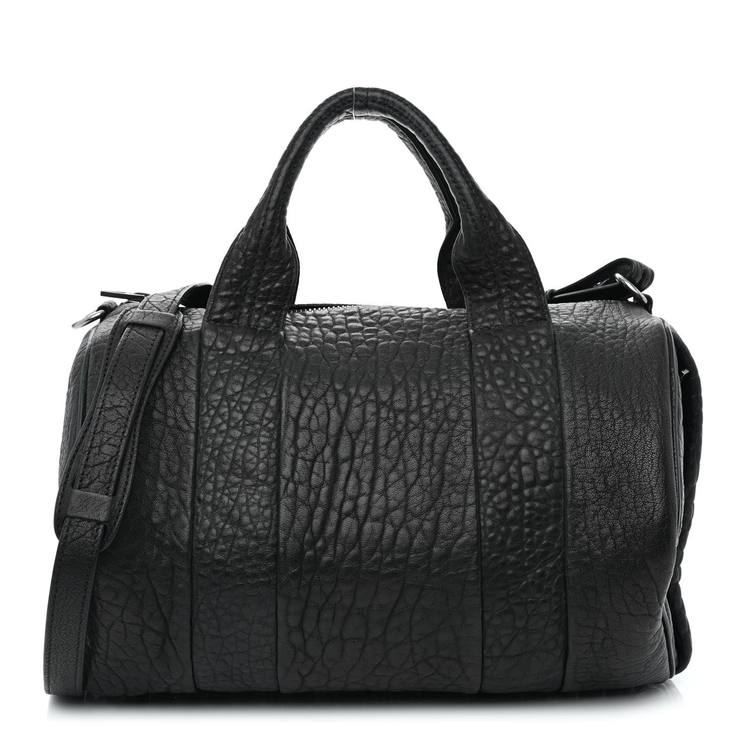 Alexander Wang Pebbled Lambskin Rocco Black Nickel Hardware 1 of 10
