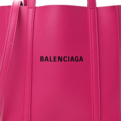 Balenciaga Calfskin XXS Everyday Tote Rose Magenta Black 7 of 10