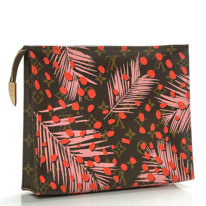 Louis Vuitton Monogram Jungle Dots Toiletry Pouch 26 Sugar Pink Poppy 3 of 6
