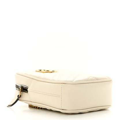 Gucci Calfskin Matelasse GG Marmont Mini Bag Coin Purse Mystic White Perfect Pink 5 of 13