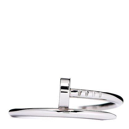 Cartier 18K White Gold Small Juste Un Clou Ring 58 8.25 1 of 4