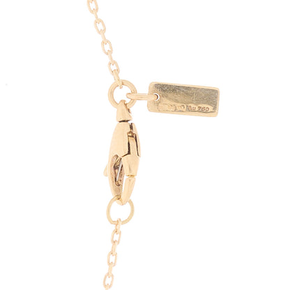 Gucci 18K Yellow Gold Diamantissima Heart Pendant Necklace 4 of 5