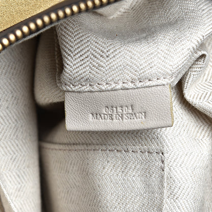 Loewe Suede Medium Puzzle Bag Gold 7 of 16