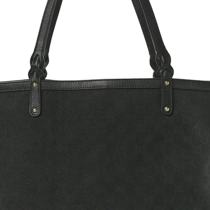 Gucci Monogram Medium Craft Tote Black 7 of 12