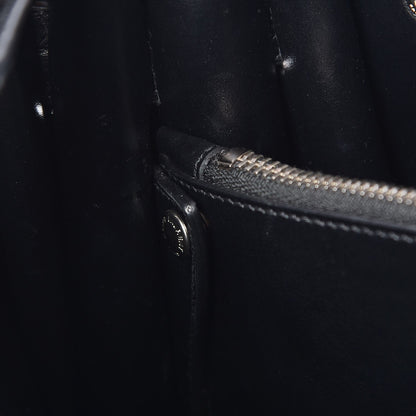 Saint Laurent Calfskin Crocodile Embossed Small Sac de Jour Black 12 of 12