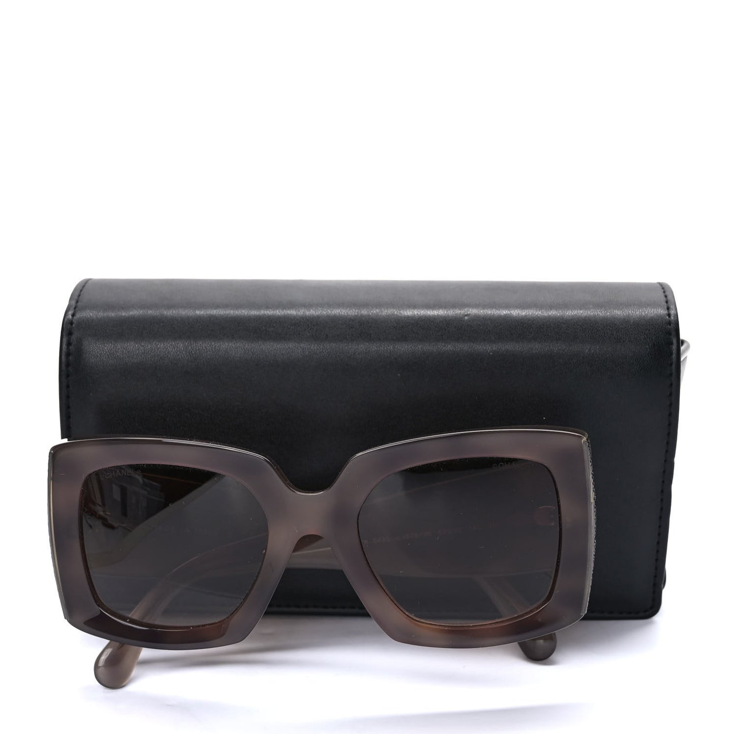 Acetate Rectangle Sunglasses 5435-A Tortoise
