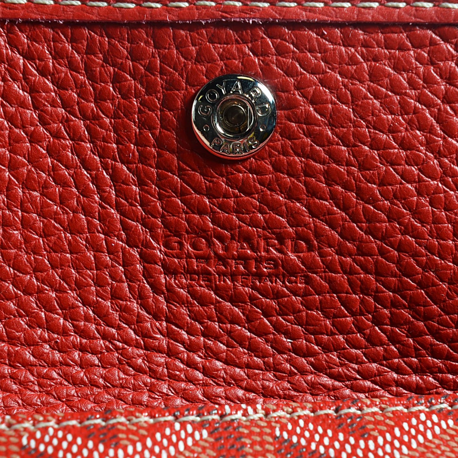 Goyard Goyardine Sac Hardy Pet Carrier PM Red 8 of 10