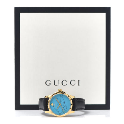 Gucci Stainless Steel Calfskin 27mm G-Timeless Quartz Watch Turquoise 6 of 6
