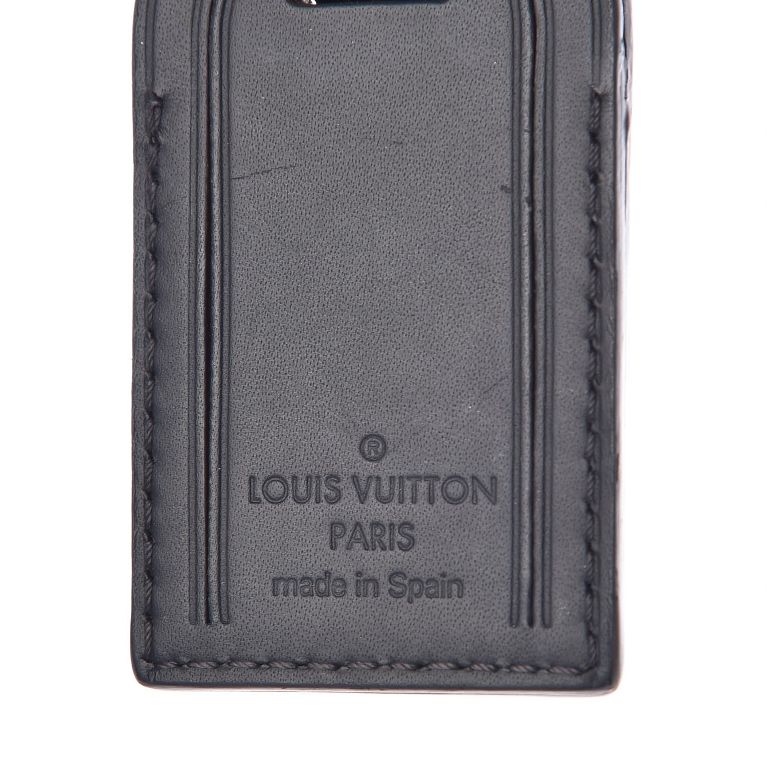 Louis Vuitton Epi My Travel Tag Bag Charm and Key Holder Navy Stripes 3 of 3