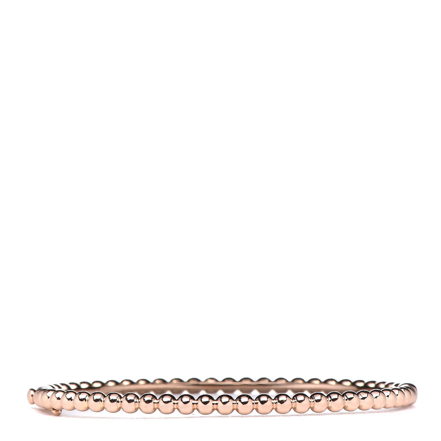 Van Cleef & Arpels 18K Rose Gold Perlee Pearls of Gold Bracelet M 3 of 5