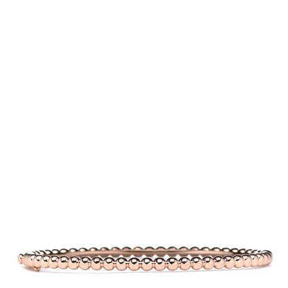 Van Cleef & Arpels 18K Rose Gold Perlee Pearls of Gold Bracelet M 3 of 5