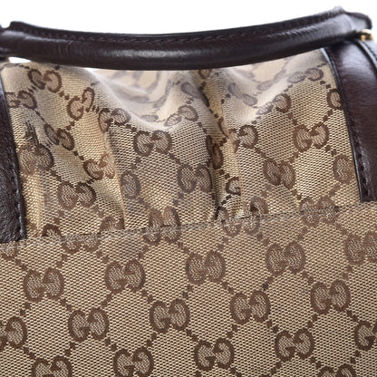 Gucci Monogram Medium Interlocking Icon Tote Dark Brown 16 of 18