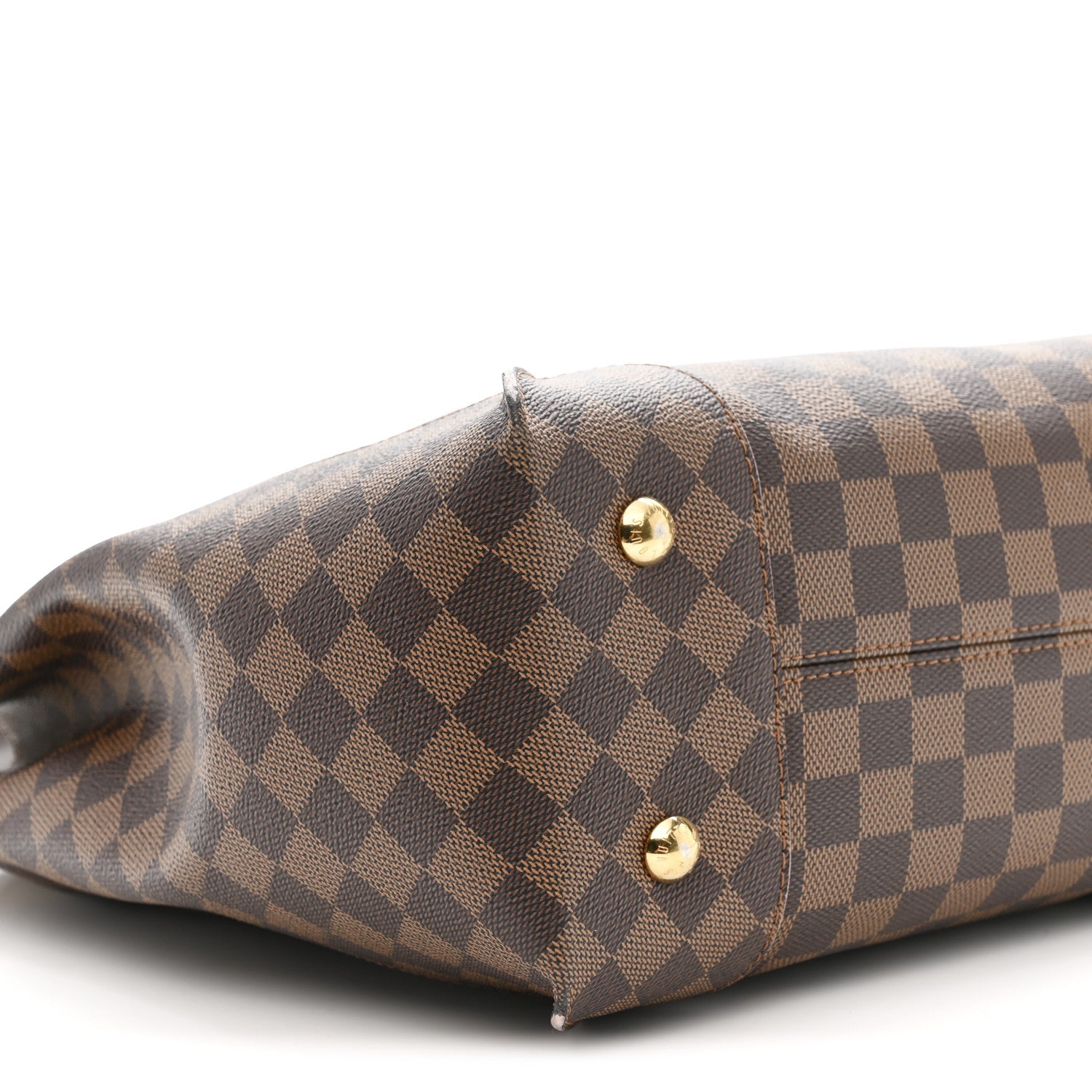 Louis Vuitton Damier Ebene Caissa Hobo Rose Ballerine 9 of 16