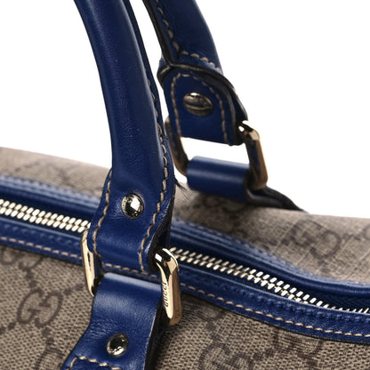 Gucci GG Plus Monogram Medium Boston USA Flag Unicef Duffle Blue 16 of 18