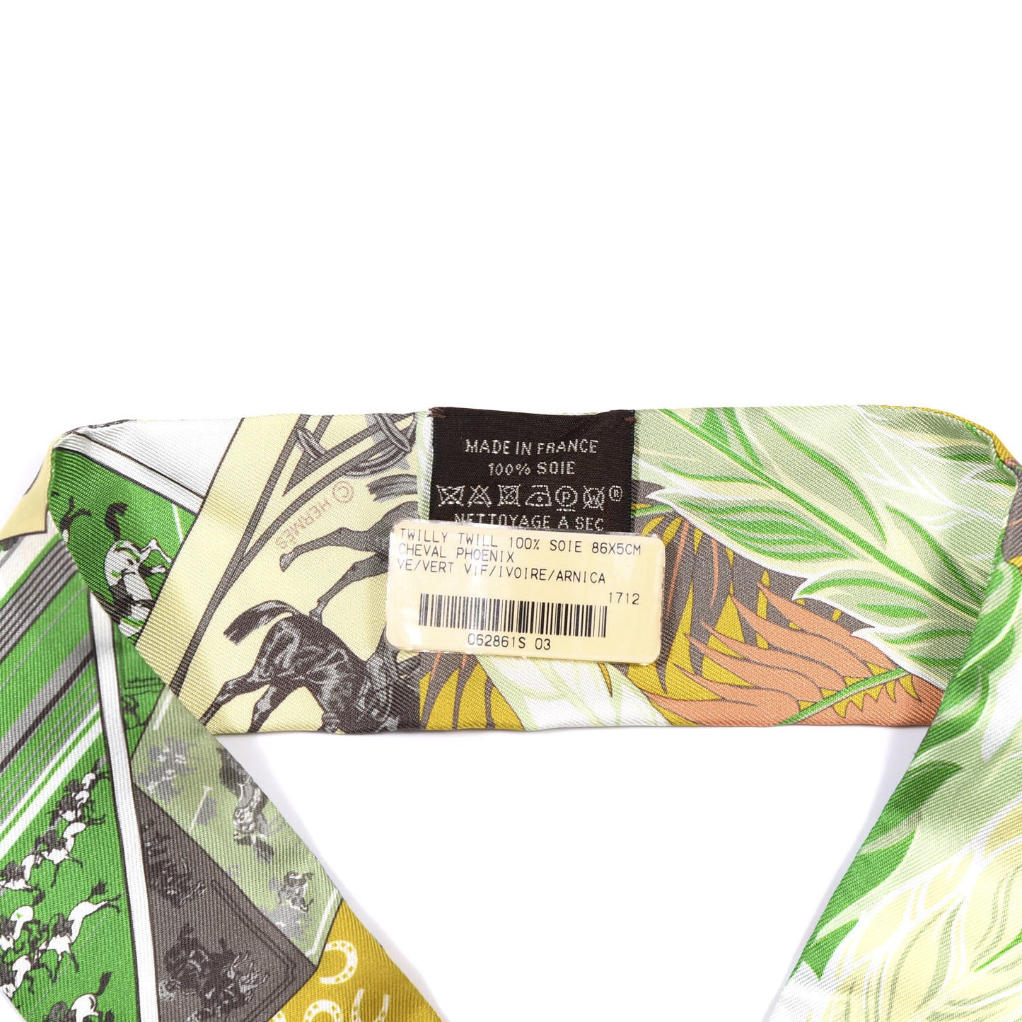 Silk Cheval Phoenix Twilly Vert Vif Ivory Arnica