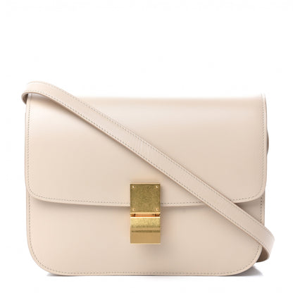 Celine Box Calfskin Medium Classic Box Bag Linen 1 of 10