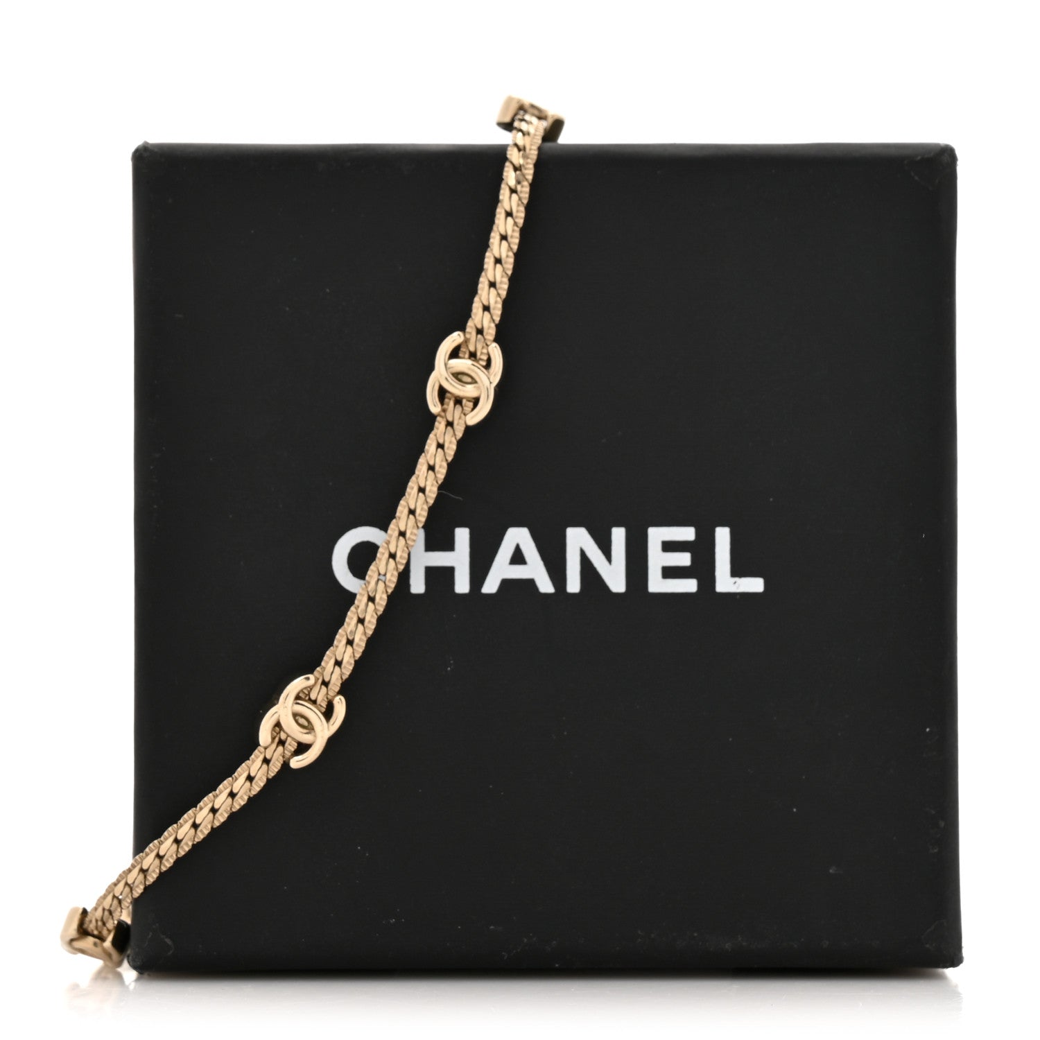 Chanel Metal Chain CC Choker Gold 5 of 5