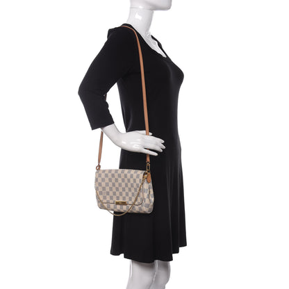Louis Vuitton Damier Azur Favorite MM 2 of 11