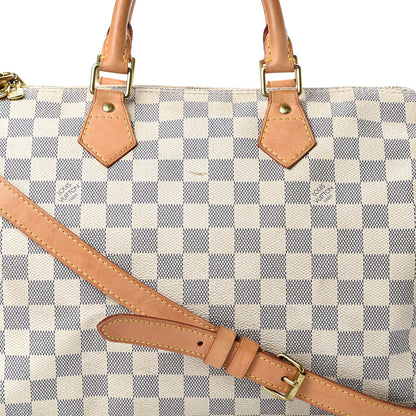 Louis Vuitton Damier Azur Speedy Bandouliere 30 8 of 21